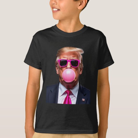 トランプバブルガムピンク Tシャツ (正面)