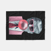 トランプバブルガムYum フリースブランケット (正面(横))