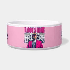 トランプパパの家 ピンク ボウル
