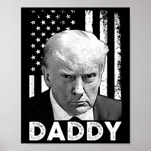 トランプパパ2025大統領支持者 男性と女性 ポスター (正面)