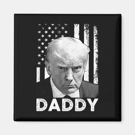 トランプパパ2025大統領支持者 男性と女性 マグネット (正面)