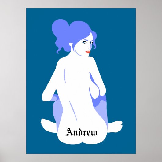 トランプパーソナライズされたスタンプ男性のポスター ポスター (正面)