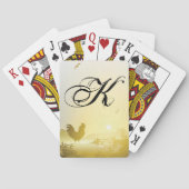 トランプパーソナライズされたズサニーモーニングファームクーン トランプ (裏面)