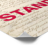 トランプパーティーに立ち向かう国 ポスター (角)