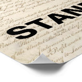 トランプパーティーに立ち向かう国 ポスター (角)