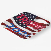 トランプパーティープレート- "TRiUMPh 2024" ペーパープレート (傾斜あり)