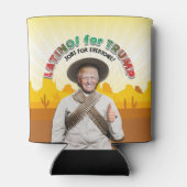 トランプヒスパニックパンチョヴィラバンディトのためのラテン 缶クーラー (裏面)