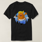 トランプビッググラフィック膨張可能なベビー吹き付けバルーン Tシャツ (デザイン正面)