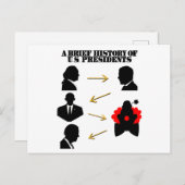 トランプピエロ:アメリカの大統領の短い歴史 ポストカード (正面/裏面)