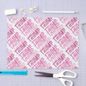 トランプピンクティッシュペーパーギフトラップサプライ 薄葉紙 (クラフト)