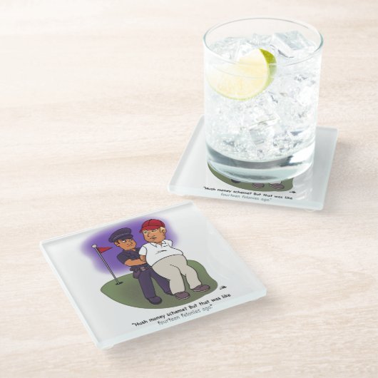 トランプフェロニスガラスコースター ガラスコースター (アングル)