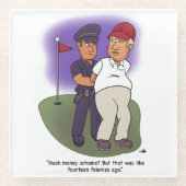 トランプフェロニスガラスコースター ガラスコースター (正面)