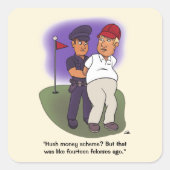 トランプフェロニースクエアステッカー スクエアシール (正面)