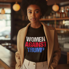 トランプブラックに対する女性 Tシャツ