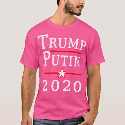 トランププーチン2020 Tシャツ (正面)