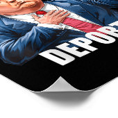 トランプベビー私は決してあなたを憎まないおもしろい ポスター (角)