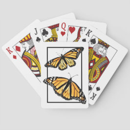 トランプペアの（昆虫）オオカバマダラ、モナーク トランプ