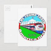 トランプペンセアメリカファースト ポストカード (正面/裏面)