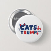 トランプボタンの猫たち！ 缶バッジ (正面&裏面)