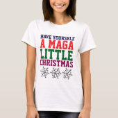 トランプマガ小さなクリスマスTシャツ Tシャツ (正面)