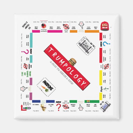 トランプマガ磁石 |クーデター マグネット (正面)