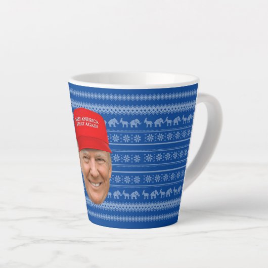 トランプマグカクリスマス カフェラテマグ (右アングル)