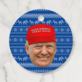 トランプマグカクリスマス フェイバータグ (正面)