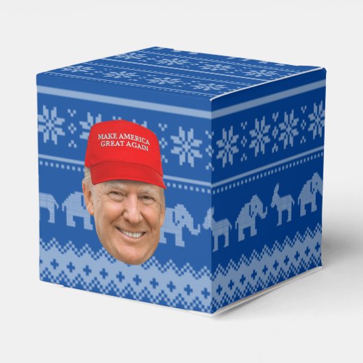 トランプマグカクリスマス フェイバーボックス (裏面サイド)