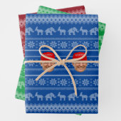 トランプマグカクリスマス ラッピングペーパーシート (インサイチュ)