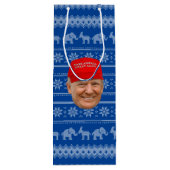 トランプマグカクリスマス ワインギフトバッグ (裏面)