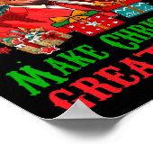 トランプマスが再び素晴らしクリスマスを作る ポスター (角)