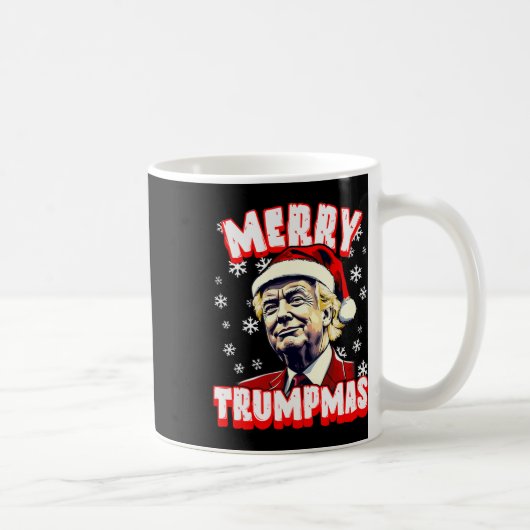 トランプマスメリークリスマストランプサンタトランプクリスチム コーヒーマグカップ (右)