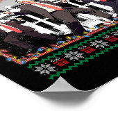 トランプマメリース – サンタクロウドナルドトランプダンス ポスター (角)