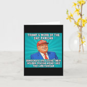 トランプミーム民主党がインサイダーの取引を失う カード (黄色い花)