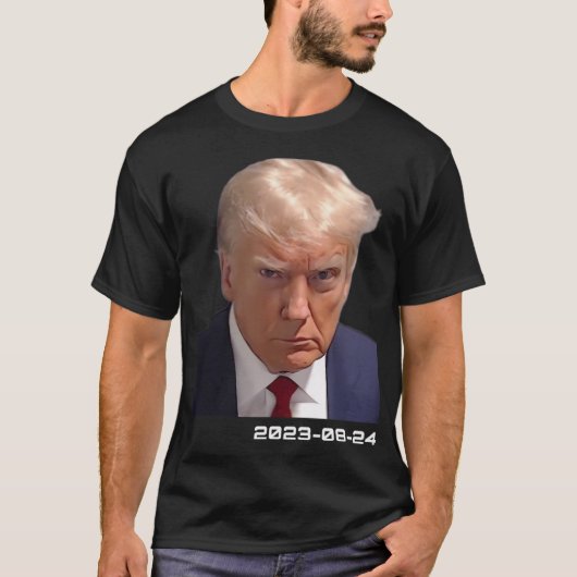 トランプムショット(カラー化) Tシャツ (正面)