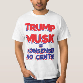 トランプムスク・ノーセント Tシャツ