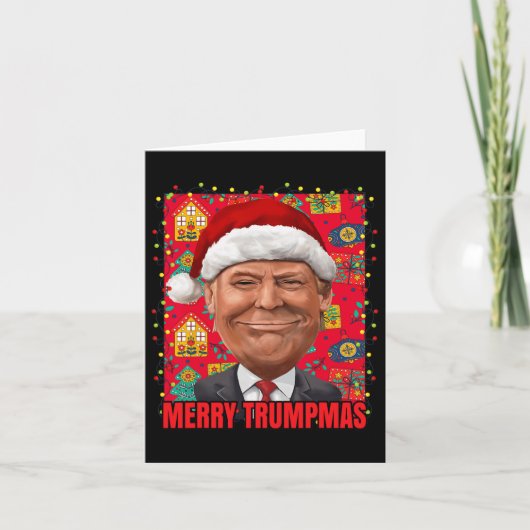 トランプメリークリスマス2024 カード (正面)