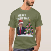 トランプメリーマスクリスマス Tシャツ (正面)