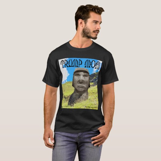 トランプモアイ Tシャツ (正面フル)