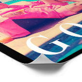 トランプヤギ夏2024レトロおもしろいピンクドナルドTru ポスター (角)