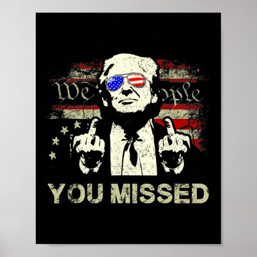 トランプユー恋しく思トラおもしろいンプ2024 ポスター (正面)