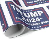 トランプラッピング紙テイクアメリカバック ラッピングペーパー (ロールコーナー)