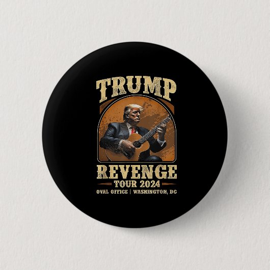トランプリベンジツアー2024 缶バッジ (正面)