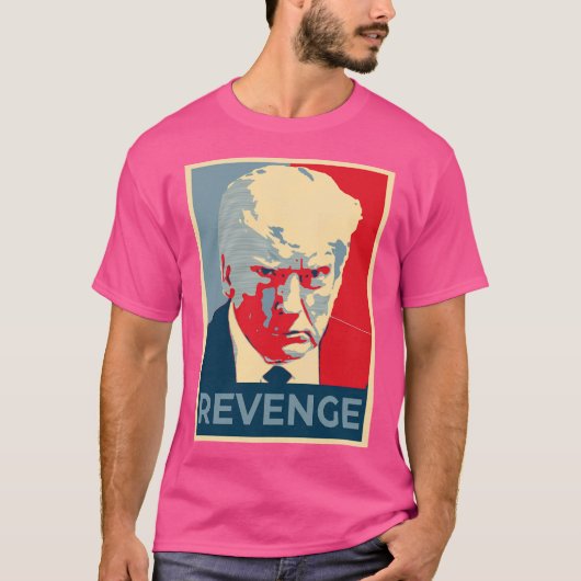 トランプリベンジ実在ングショット公式刑務所無謀 Tシャツ (正面)