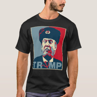 トランプロシアのポスターシール Tシャツ