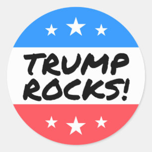 トランプロックラウンドステッカー ラウンドシール
