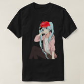 トランプワイフ向けアニメガールズミームシール Tシャツ (デザイン正面)