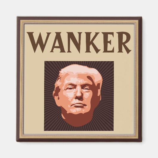 トランプワンカーマグネット マグネット (正面)