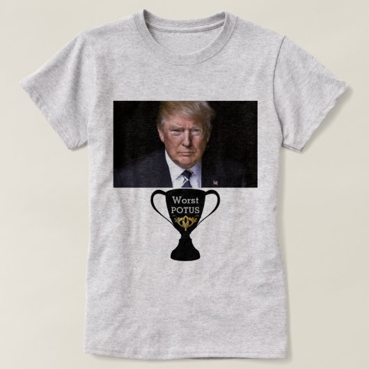 トランプワーストポタスTシャツ Tシャツ (デザイン正面)