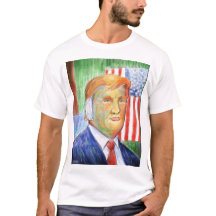 トランプヴァンゴッホTシャツ